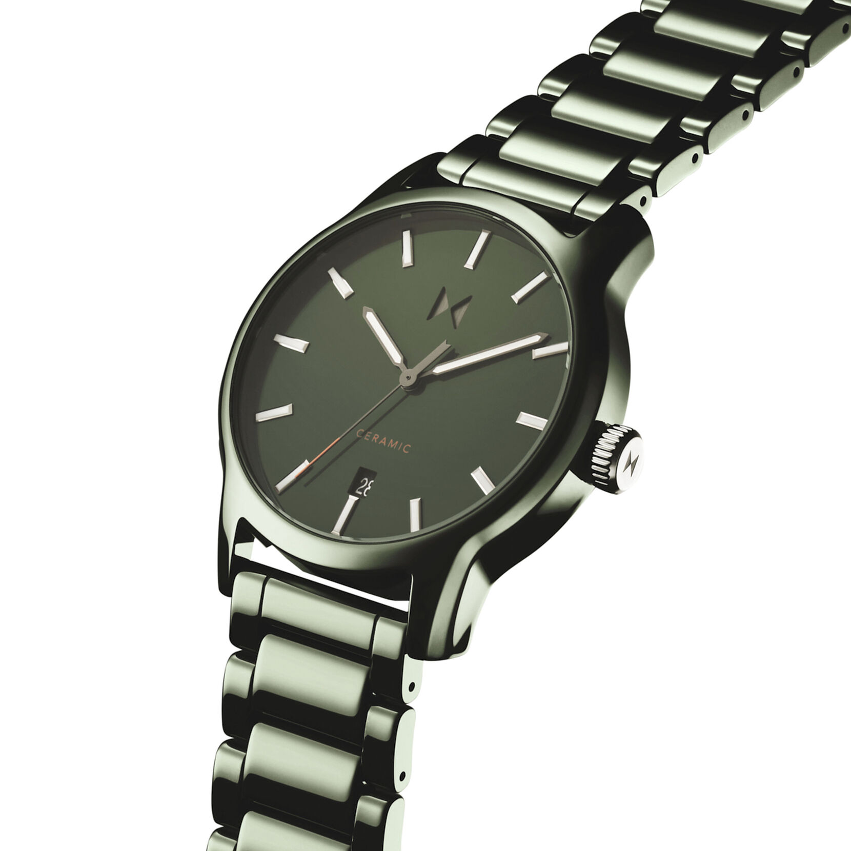 Classic II Ceramic Gloss Green | 44MM