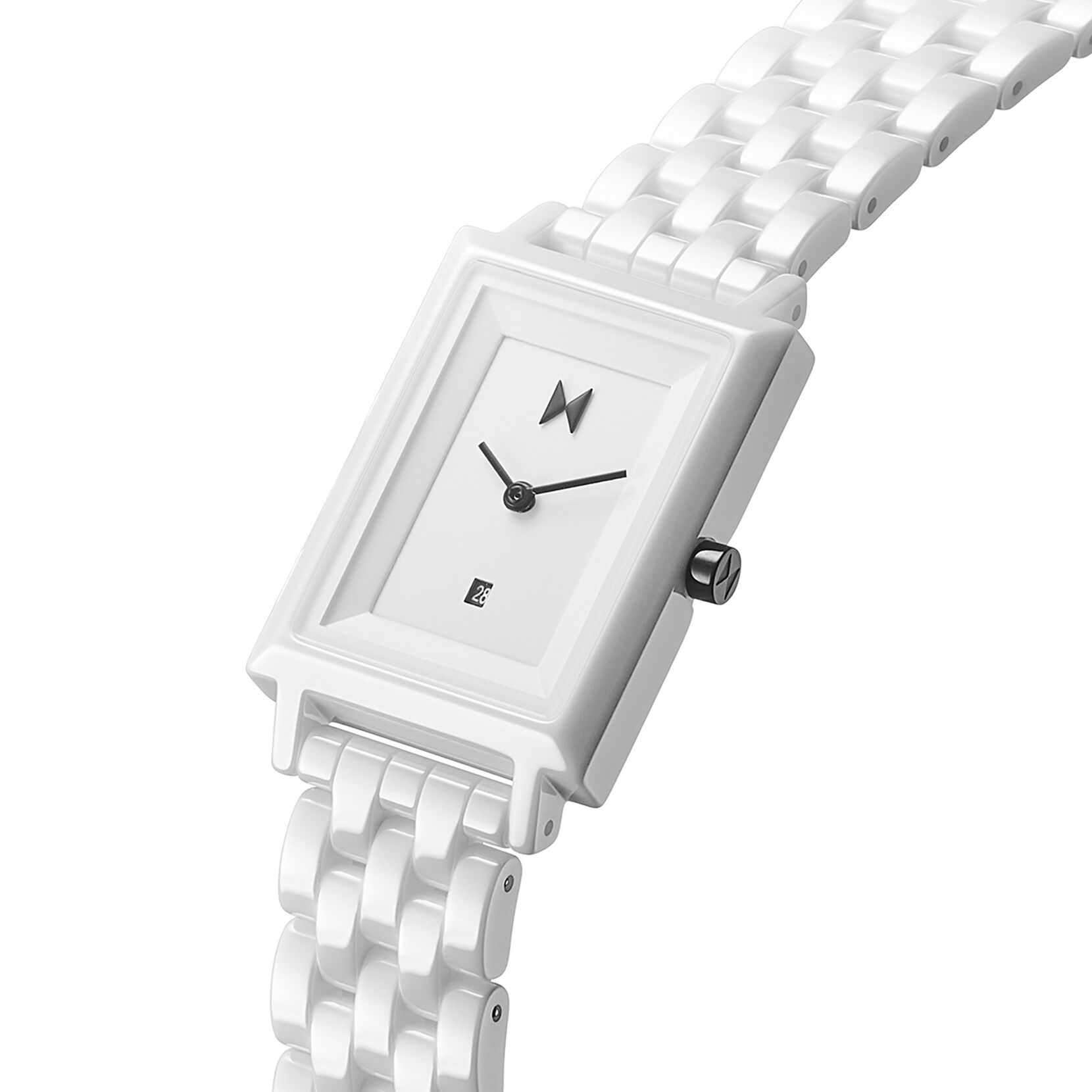 Signature Square Ceramic Gloss White | 26MM