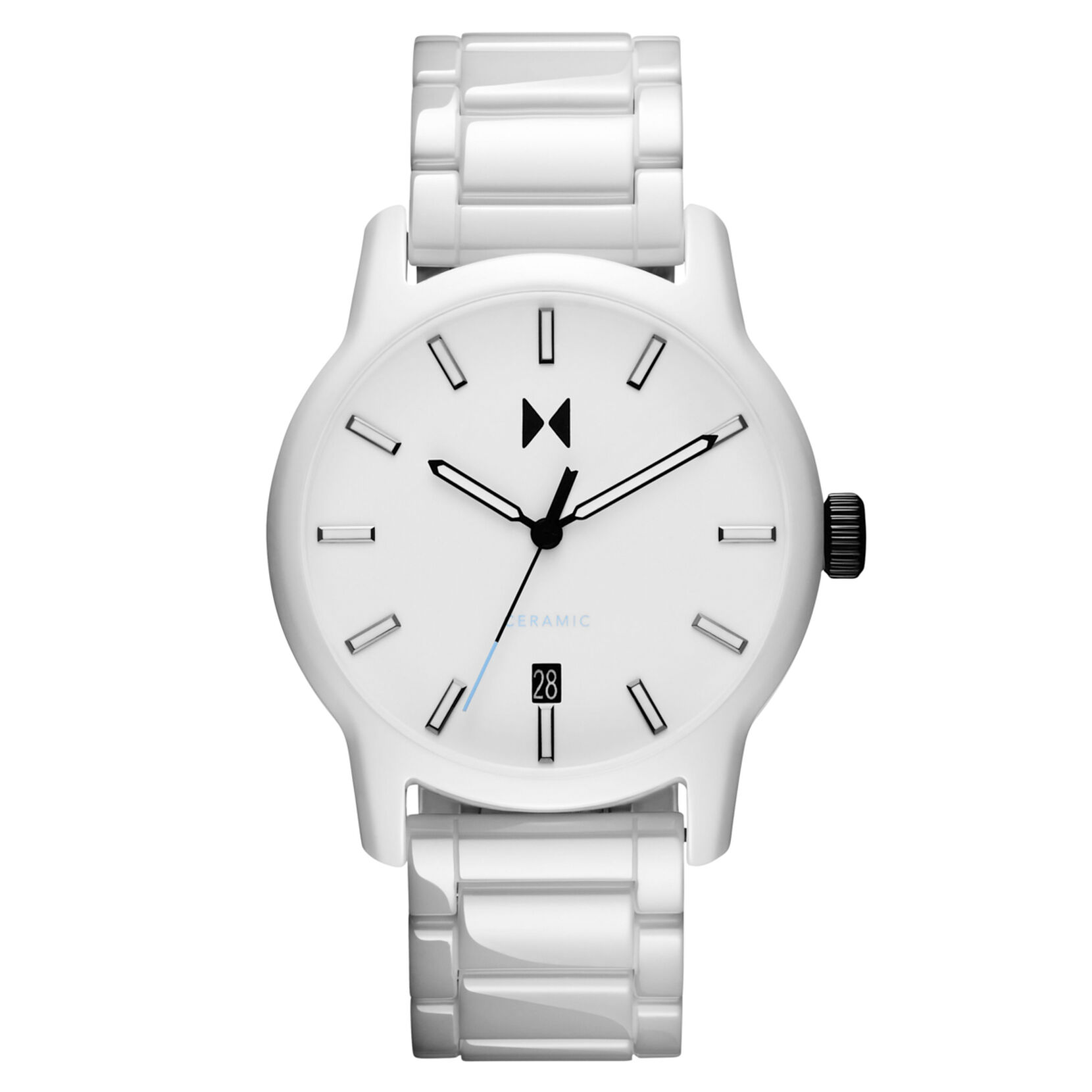 Classic II Ceramic Gloss White | 44MM